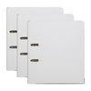 3x Marbig Pe Linen Lever Arch File Folder A4 Document Holder Organiser White