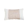 SOGA 35cm Modern Beige Color Block Textured Decorative Throw Pillow