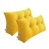 SOGA 2x 100cm Yellow Wedge Bed Pillows
