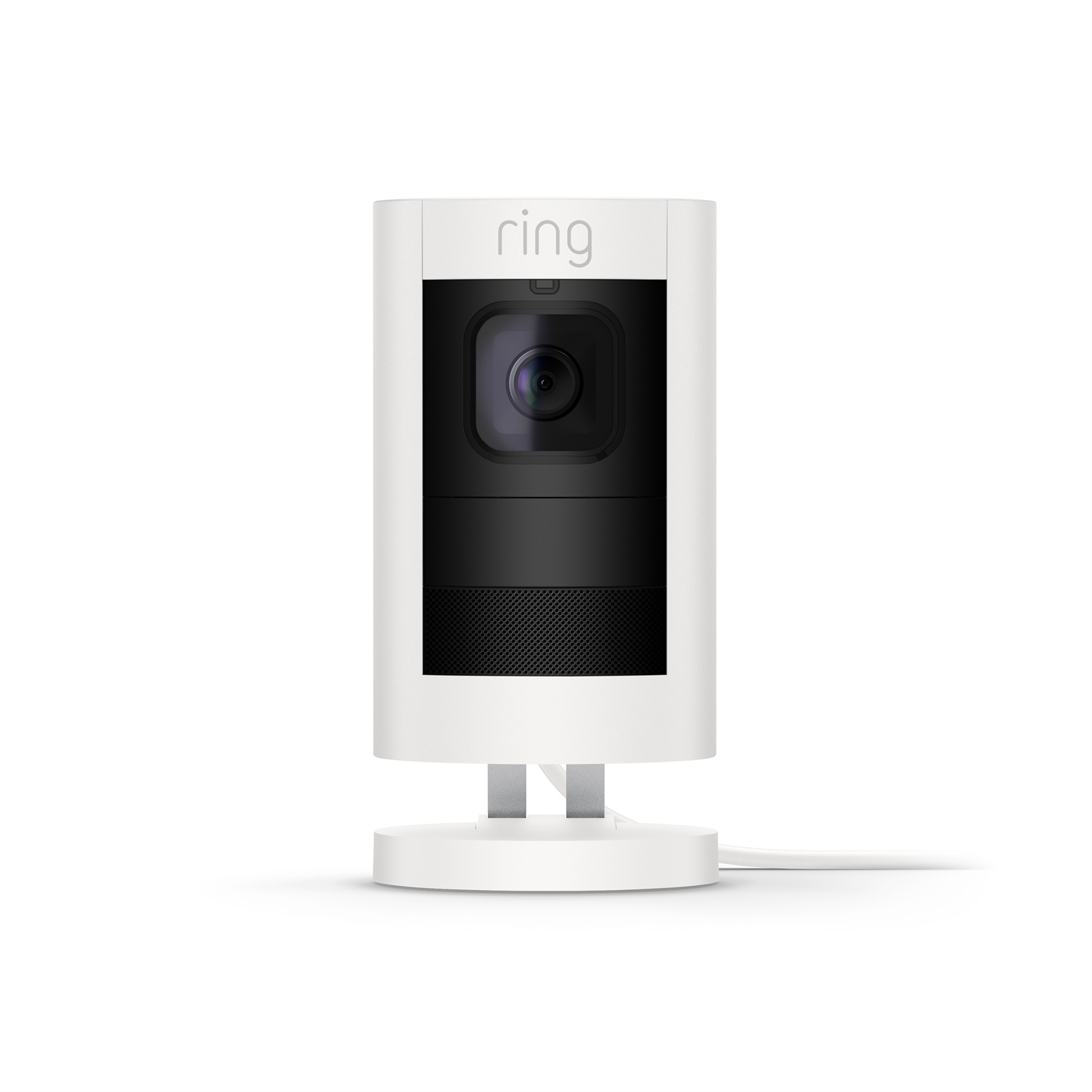 Ring White Elite Stick Up Camera