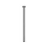 Adoored 40 x 710mm White Round Adjustable Metal Furniture Leg