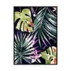 Artey | Brushy Jungle II - Framed Canvas - Black Frame - 120 x 160cm