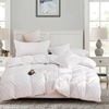 Fabric Fantastic Tufted Boho Wave Jacquard King Size White Quilt/doona/duvet Cover Set