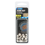 Zenith 3/16" Chrome Plated Dome Nut - 16 Pack