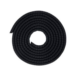 Click 5m 15mm Black Heavy Duty Spiral Wrap