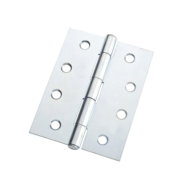 Zenith 100mm Zinc Plated DURAsmooth™ Butt Hinge Fixed Pin