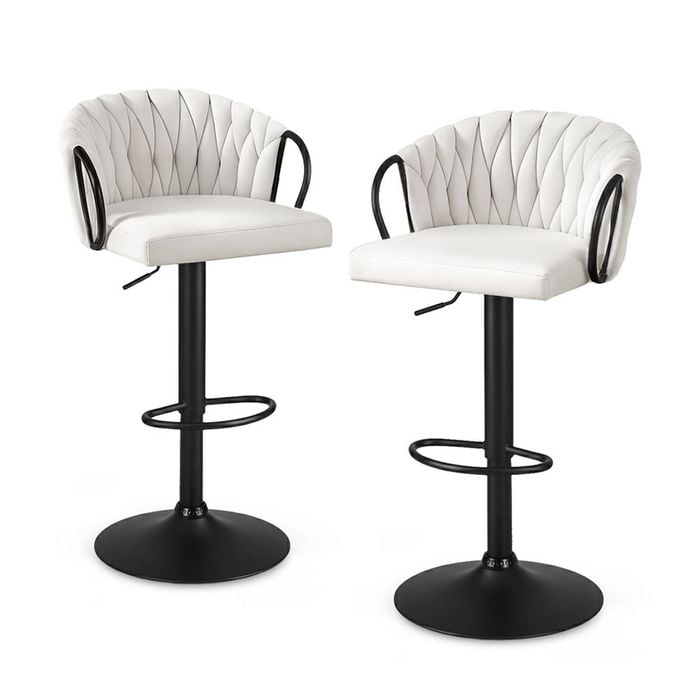 Artiss Bar Stools x2 Black