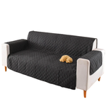 Splendid Living Sofa Cover Quilted Couch Covers Lounge Pet Protector Slipcovers Black