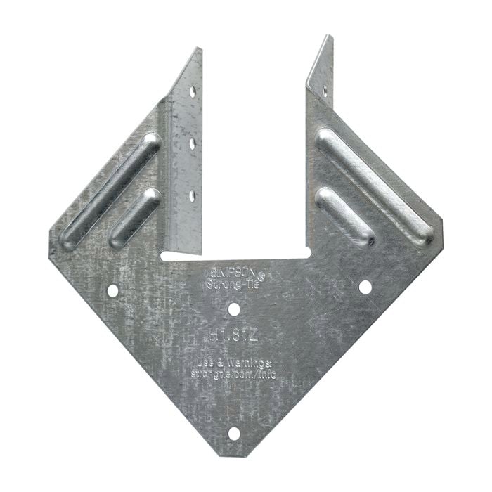 Simpson Strong-Tie 135 x 135 x 21mm Hurricane Tie 45mm Joist And Rafter - 50 Pack