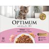 Optimum 70g Kitten Wet Cat Food Chicken in Gravy Pouch - Pack of 24