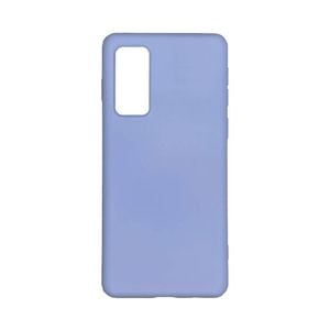 Shockproof Rubber Liquid Silicone Case - For Samsung Galaxy S20 Plus (Purple)