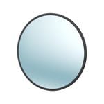Living Elements 800 x 20mm Black Framed Round Mirror