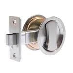 Lane Satin Stainless Steel Round Privacy Cavity Slider