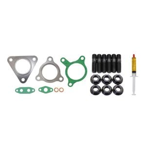 Turbo Charger Installation Stud, Gasket & Lubricant Kit For Mitsubishi Triton Mr 4n15 2.4l