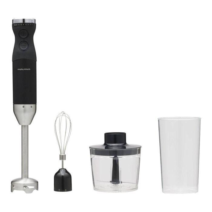 Morphy Richards 800W 3-in-1 Hand Blender Set Whisk Cup Blending Shaft
