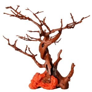 Aqua One Hermit Crab Climbing Branches & Orange Rock Ornament 24.5x18x19cm (37174or)