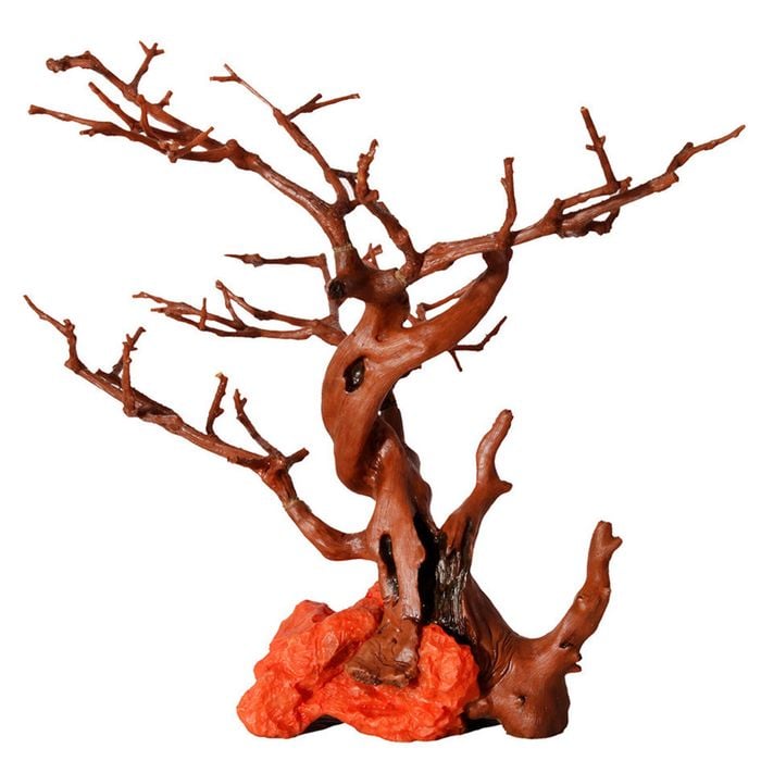 Aqua One Hermit Crab Climbing Branches & Orange Rock Ornament 24.5x18x19cm (37174or)