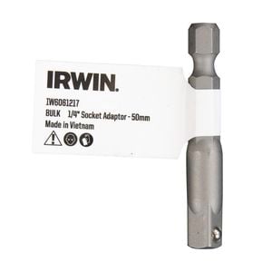 IRWIN 50mm 1 / 4" Socket Adaptor