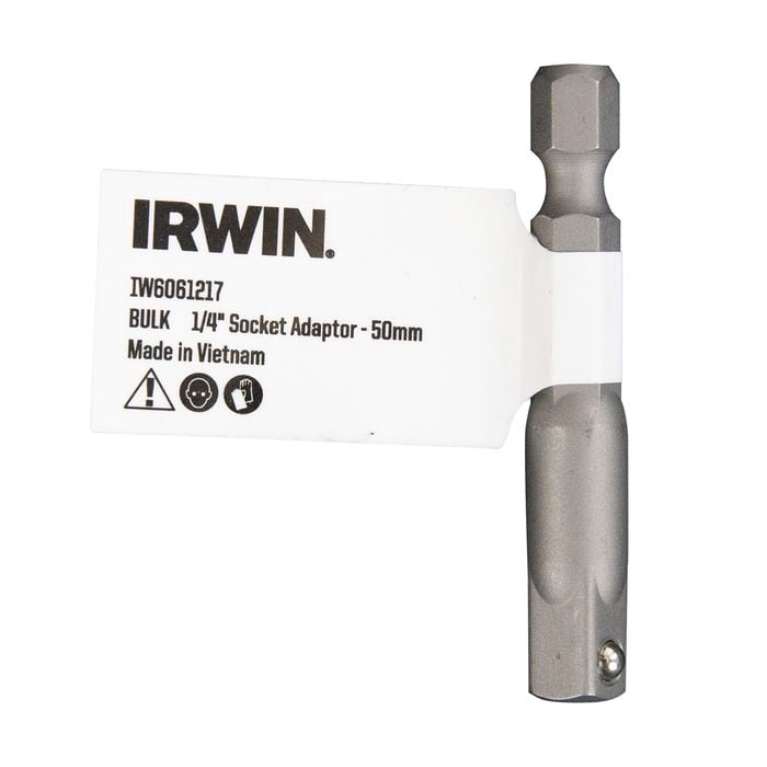 IRWIN 50mm 1 / 4" Socket Adaptor