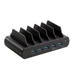 Shintaro 150W 5-Port GaN Charger & Dock with Bays, USB-C/USB-A Multi-Port Charging