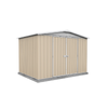 Absco Sheds 3.0 x 2.18 x 2.06m Classic Cream Regent Double Door Garden Shed