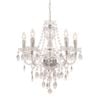 Mercator Dolce 40W Brushed Chrome 5 Light Pendant