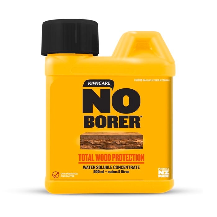 Kiwicare 500ml NO Borer Total Wood Protection Concentrate