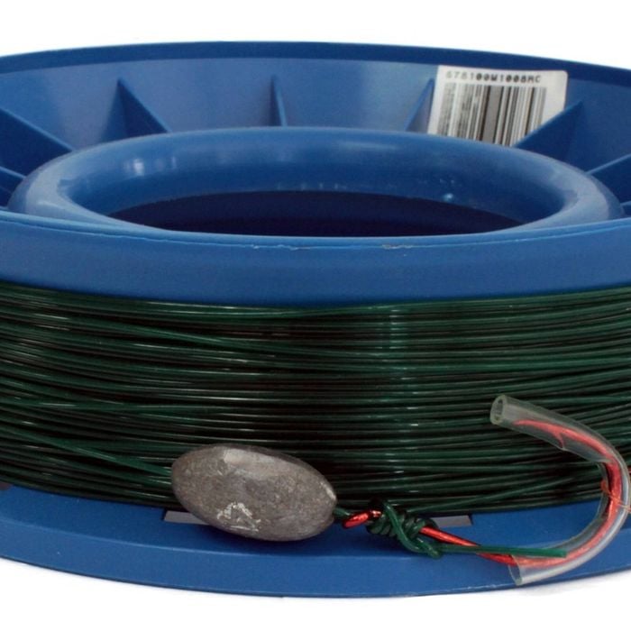 Surecatch 8 Inch Rigged Handcaster with 100lb Mono Fishing Line and Bean Sinker