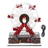 P&P Multicolour LED Rotating Christmas Ferris Wheel Music Box USB Powered Decoration