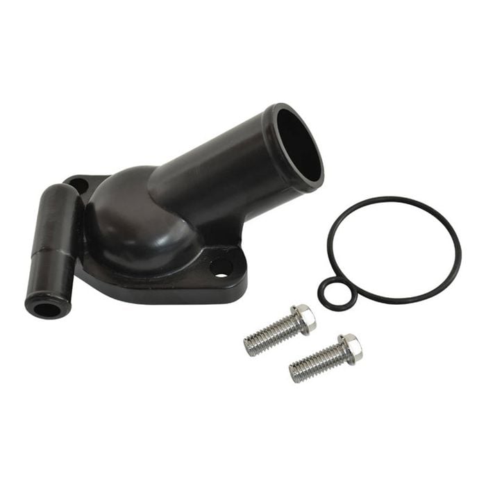 Holden V8 253 308 Single Port Thermostat Housing - Black