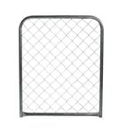 RapidMesh 32 x 853 x 1040mm Galvanised Chainlink Garden Entry Gate