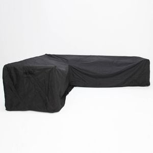 Large L-Shape Long Right Side Cover - Black