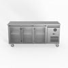 Fed-x Three Glass Door Bench Fridge  - Under Bench Fridges (xub6c18g3v)