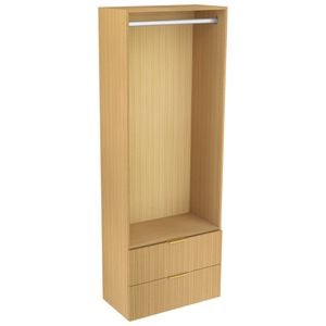 Lugna 2048 x 750 x 380mm Sand Hanging 2 Drawer Storage Cabinet