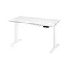 Oikiture Electric Standing Desk Dual Motor 150cm White Tabletop