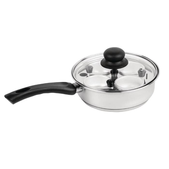 Vogue Egg Poacher 4 Cup Stainless Steel K891 200mm Commercial Kitchen Cookware