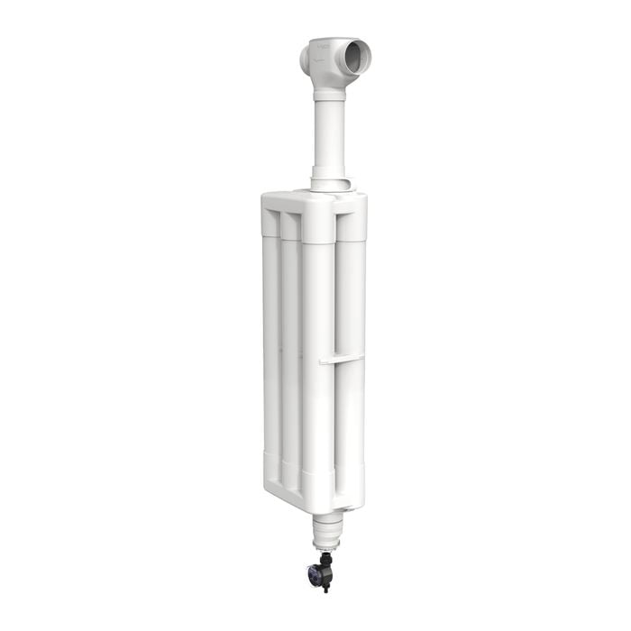 Rain Harvesting 100mm Delta Post / Wall First Flush Diverter