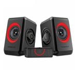 Computer Speakers Sonicgear Quatro 2 Extra Loud For Smartphones & PC Festive Red
