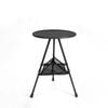 Camping Round Folding Table Black