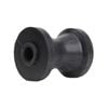 Sunrise Rubber Roller Bow Roller 3" 17mm Bore Black - Brr204