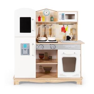Costway Kids Kitchen Set Pretend Chef Cooking Toy W/realistic Light & Sound Kidren Gift
