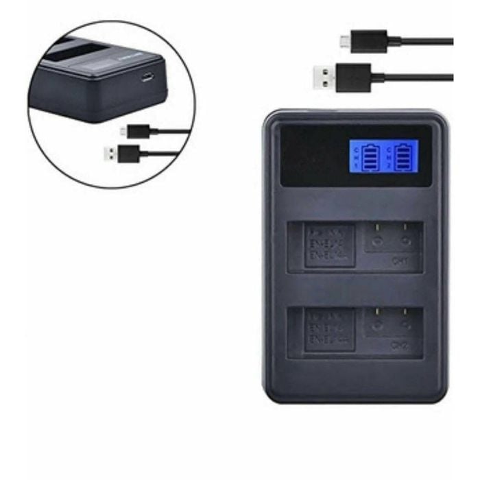 En-el14 Camera Dual Charger For Nikon D5100 D3100 D3200 D3300