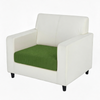 Anyhouz Sofa Cover Cypress Green Polyester Thick Stretchable Cushion For Living Room 1pc Normal Size 95-120cm