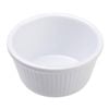 Coucou Ramekin Melamine Fluted White 120ml Commercial Tableware Crockery