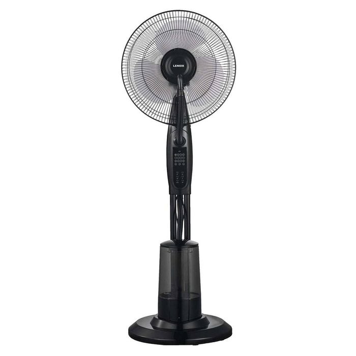 Lenoxx Freestanding Air Cooling Fan w/Misting Water Spray, W40cm, H1.2m + RC