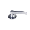 Lockwood Brushed Satin Chrome Symmetry District Dummy Leverset