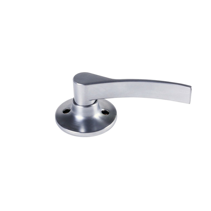 Lockwood Brushed Satin Chrome Symmetry District Dummy Leverset