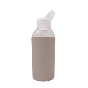 Kuvings Glass Sports Travel Water Bottle With Handle - 600ml - Grey