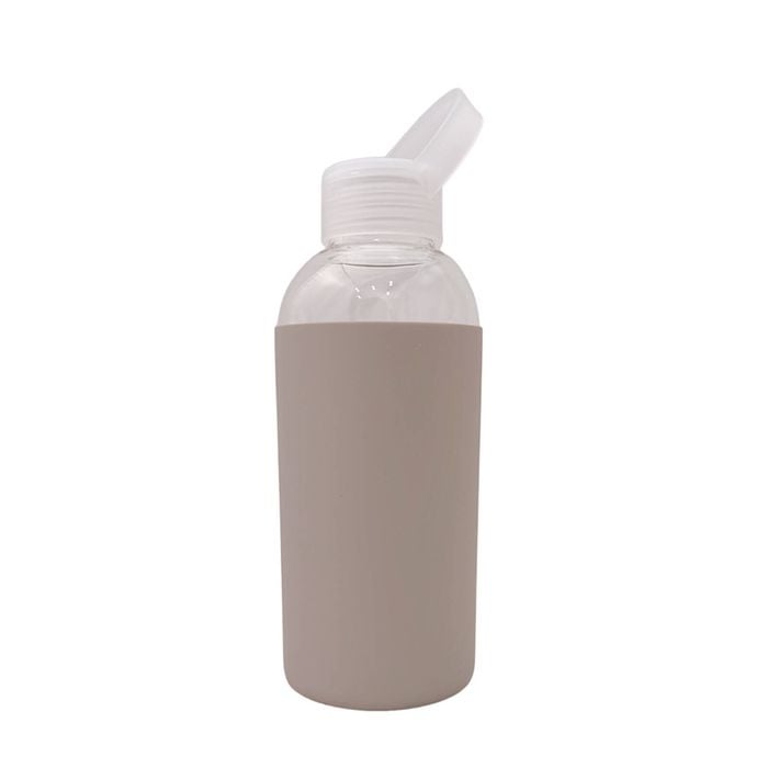 Kuvings Glass Sports Travel Water Bottle With Handle - 600ml - Grey