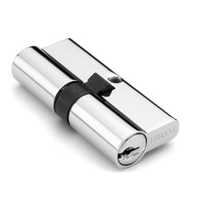 Lemaar 70mm Satin Chrome 6 Pin Double Euro Cylinder Lock